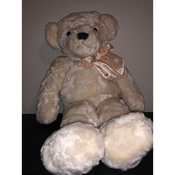 Dakin Ginger Fashion Bear Plush 16” Blush Pink Stuffed Animal Toy - Picture 3 of 6